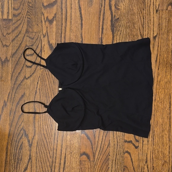 Banana Republic Tops - Banana Republic black spaghetti strap bustier size 4
